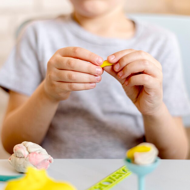 Colorful Clay Beads Set for Creative Kids' Bracelet Making Stock Photo by  arina-habich