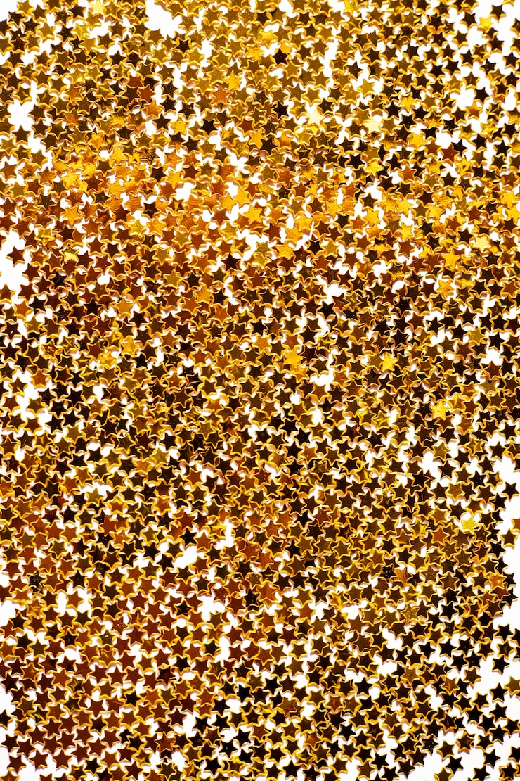 Free Photo close up on bright glitter