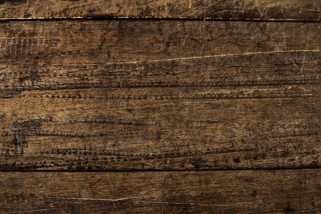 Close up of a brown wooden floorboard textured background