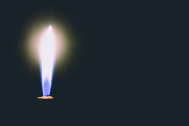 Close up of a burning lighter