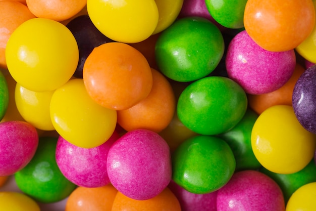 Free photo close-up candy dots