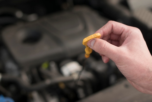 Close-up car equipment