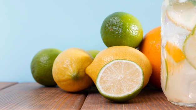 Close-up citrus fruits