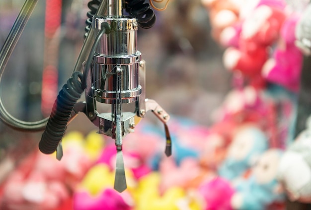 Close Up Of A Claw Game Machine