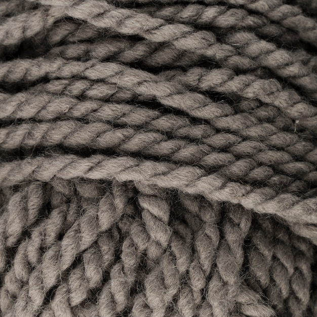 Close-up of colored wool yarn