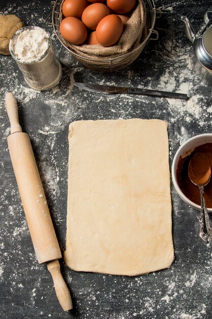 Close-up cooking ingredients