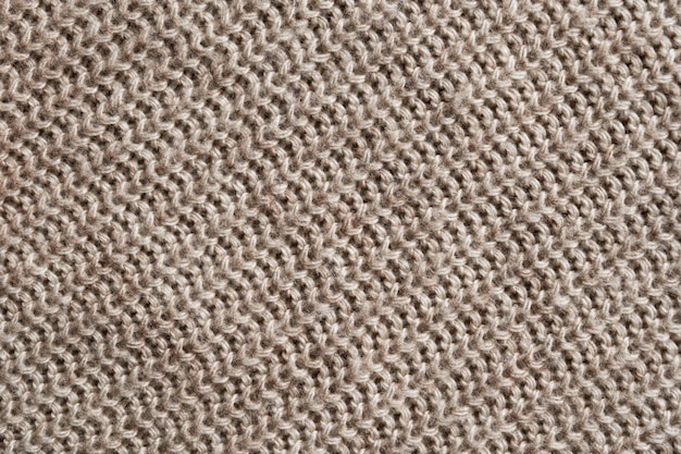 Close up on cozy texture clothing