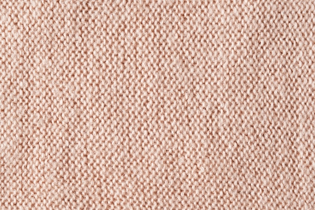 Close up on cozy texture clothing