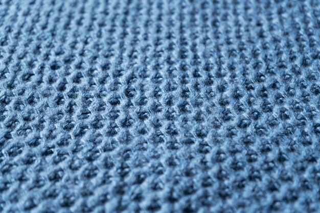 Close up on cozy texture clothing