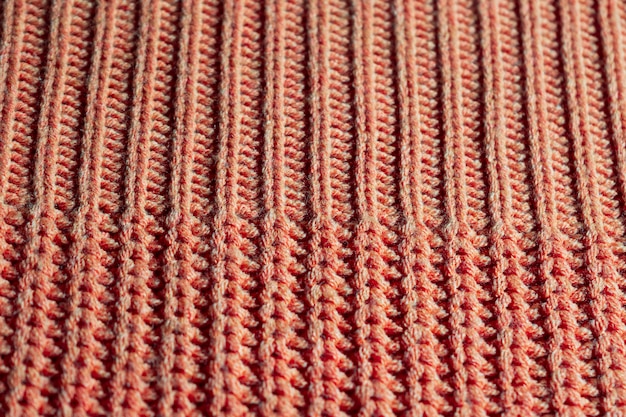 Close up on cozy texture clothing