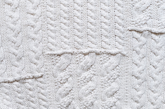 Close up on cozy texture detail