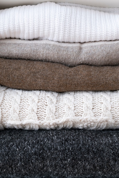 Close up on cozy texture detail