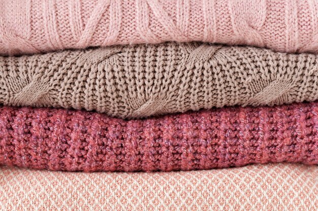 Close up on cozy texture detail