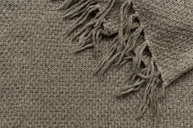 Close up on cozy texture detail