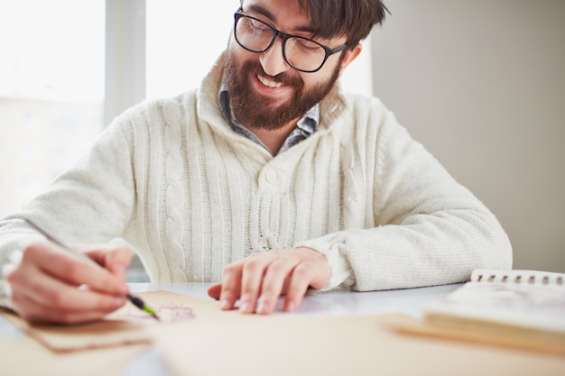 Foto gratuita primo piano del lavoro artigiano