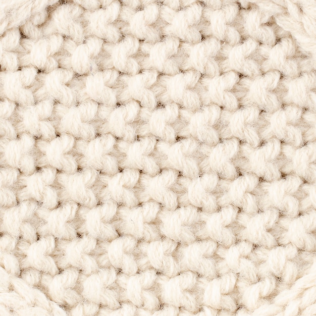 Free photo close-up of cream colored wool