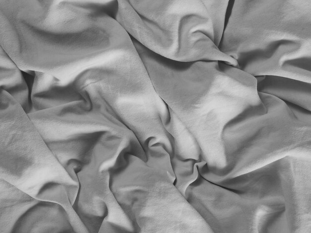 Close-up crumpled sheet texture