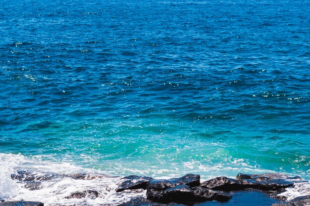 Close-up crystalline water