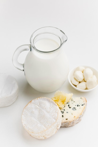 Close-up dairy products