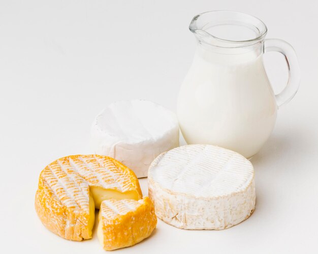 Close-up dairy products