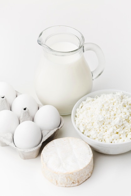 Close-up dairy products