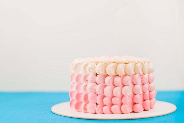 Close-up of a decorative cake