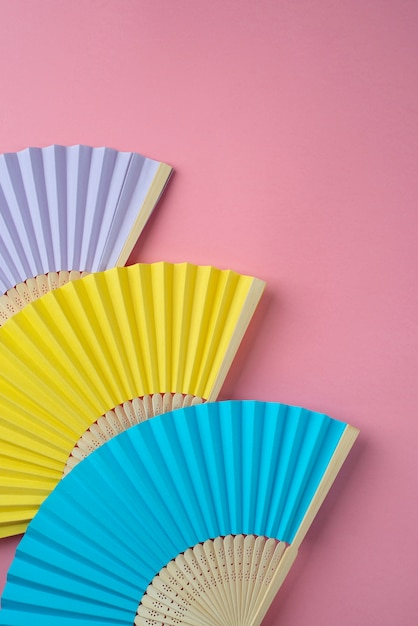 Close up on delicate fans