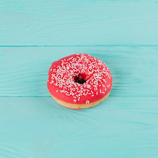 Free photo close-up of a delicious donut