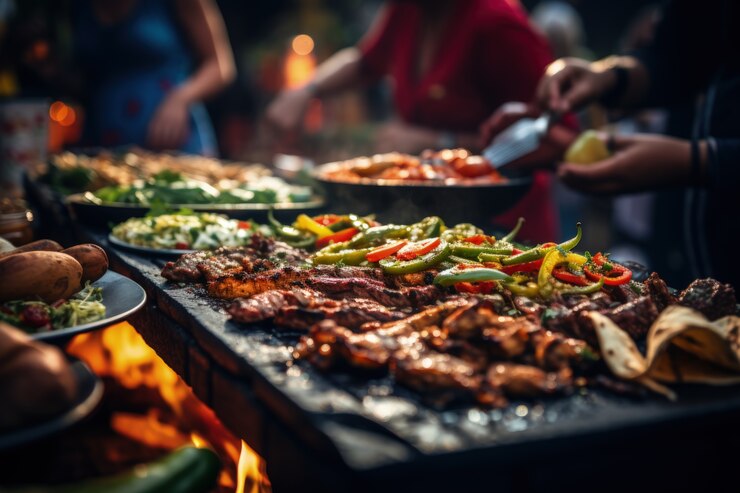 Бесплатный Фотография близко к вкусному мексиканскому барбекю