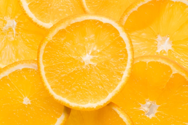 Free photo close-up delicious orange slices