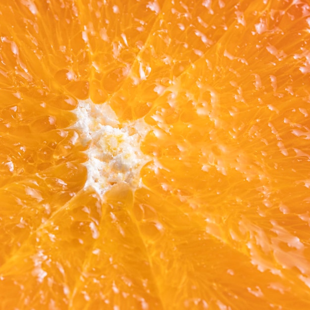 Close up delicious orange