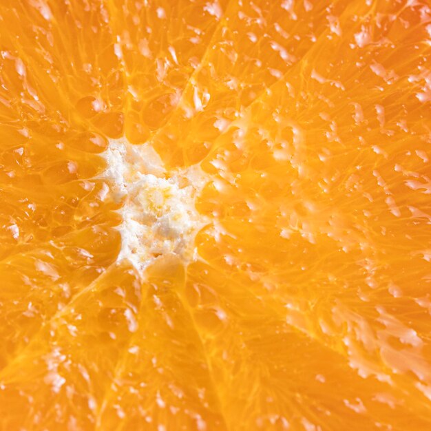 Close up delicious orange