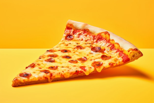 Крупный план вкусной пиццы