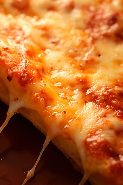 Free photo close up on delicious pizza