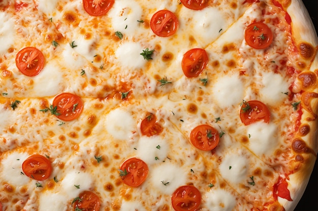 Free photo close up on delicious pizza