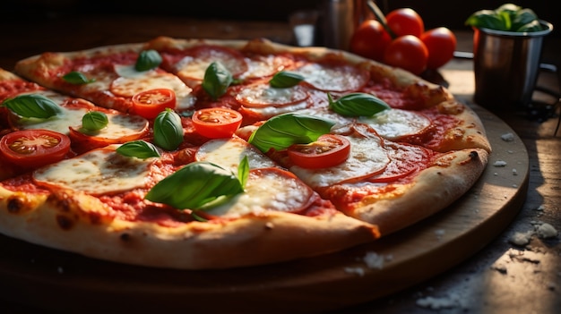 Foto gratuita primo piano sulla deliziosa pizza