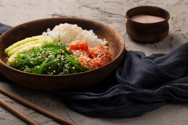無料Photo おいしい海苔料理をクローズアップ