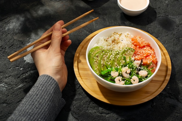 おいしい海苔料理をクローズアップ