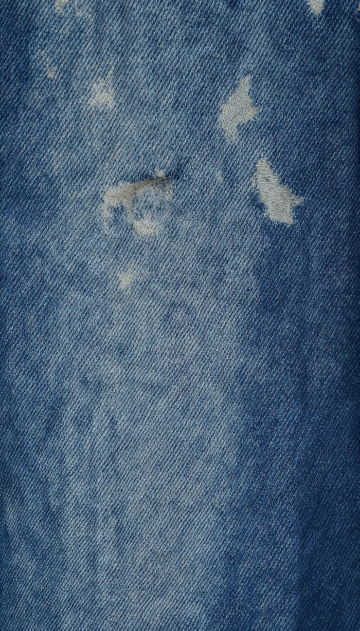 Free Photo close up on denim texture detail