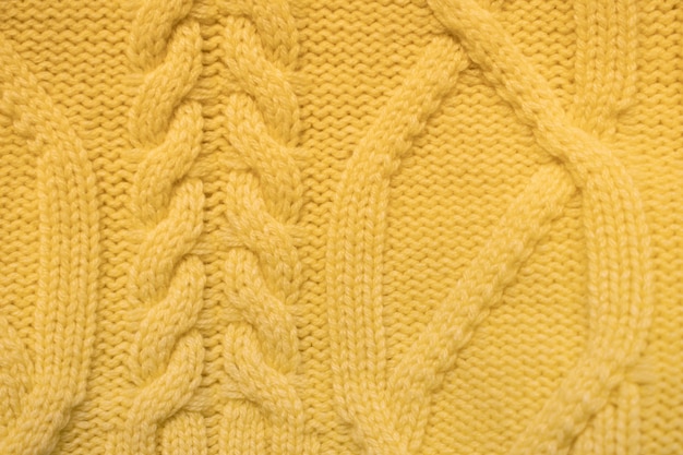 Close up detail of cozy clothing texture