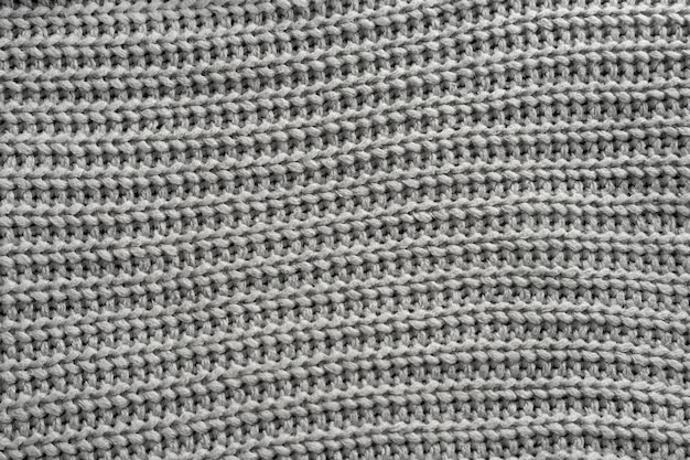 Close up detail of cozy clothing texture