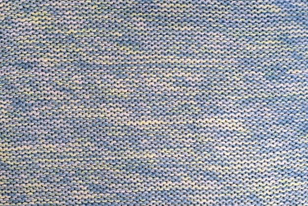 Close up detail of cozy clothing texture