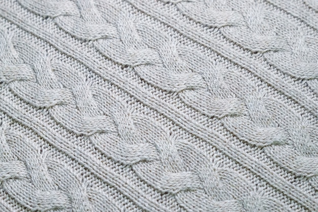 Free photo close up detail of cozy clothing texture