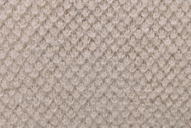 Close up detail of cozy clothing texture