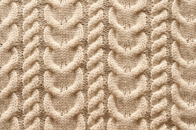 Free photo close up detail of cozy clothing texture