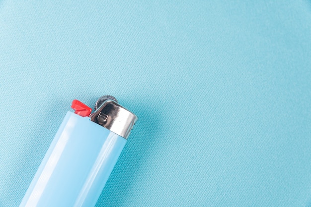 Close up details of a lighter isolated