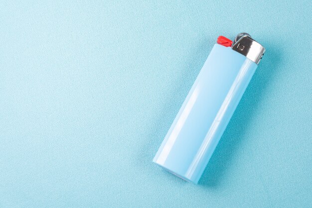 Close up details of a lighter isolated