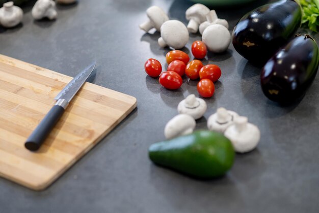 Close up of different vegetables on the table