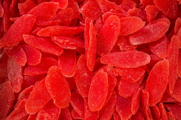 Close-up of dried fruits slices