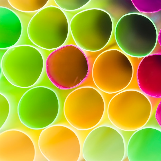 Free photo close up drinking straw texture